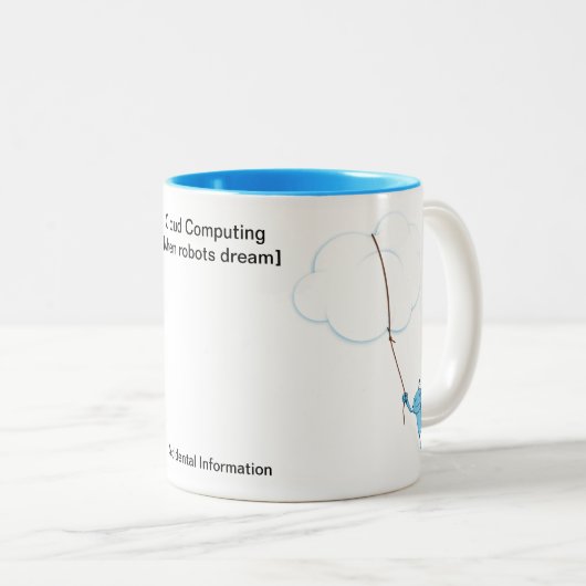 Wolken-rechnen(wenn Roboter träumen), Tasse (VorderseiteRechts)