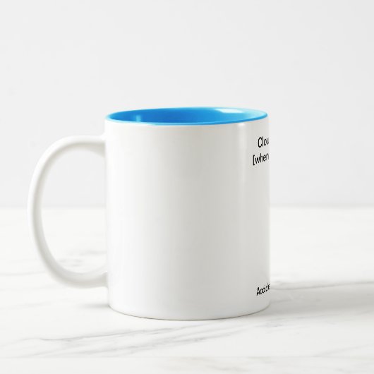 Wolken-rechnen(wenn Roboter träumen), Tasse (Links)