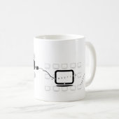 Wolken-rechnenTasse Kaffeetasse (VorderseiteRechts)