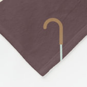 Wolken, Regen, Sonne, Regenschirm. Fleecedecke (Ecke)