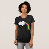 Wolken-Regenbogen T-Shirt (Vorne ganz)