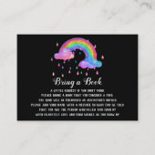 *~* Wolken Regentropfen Regenbogen bringen Buch Begleitkarte (Vorderseite)