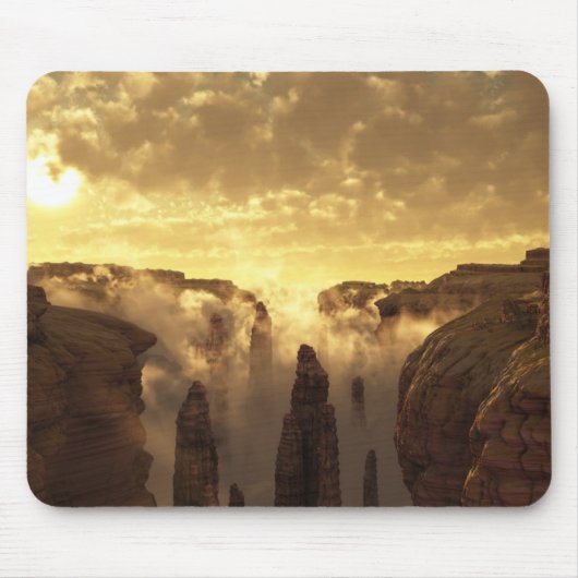 Wolken-Schlucht Mousepad (Vorne)