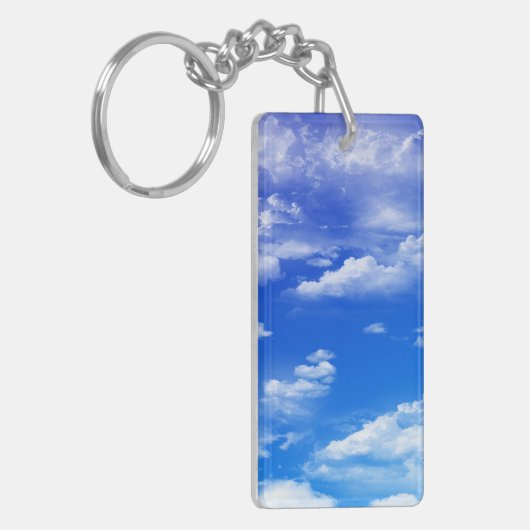 Wolken Schlüsselanhänger (Vorderseite links)