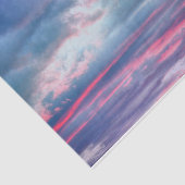 Wolken Schöne Pastel Pink White Blue Sky Seidenpapier (Ausschnitt)