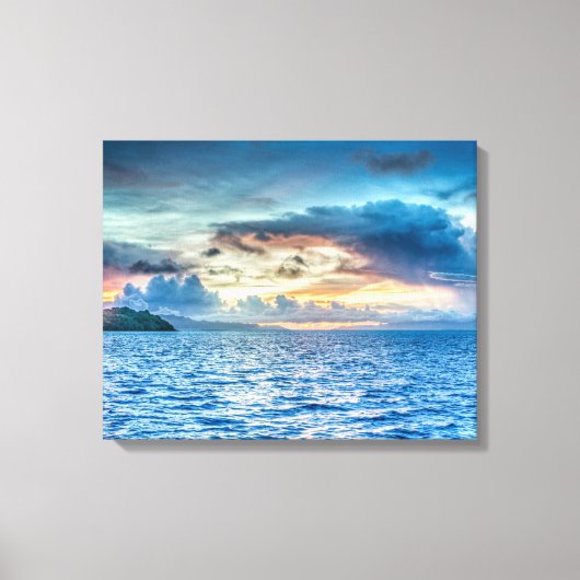 Wolken-Seascape Leinwanddruck (Vorderseite)
