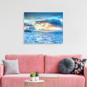 Wolken-Seascape Leinwanddruck (Insitu (Wohnzimmer))