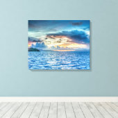 Wolken-Seascape Leinwanddruck (Insitu (Holzboden))