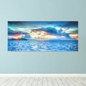 Wolken-Seascape Leinwanddruck (Insitu (Holzboden))