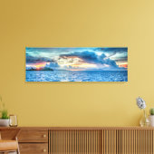 Wolken-Seascape Leinwanddruck (Insitu (Wohnzimmer))