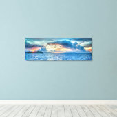 Wolken-Seascape Leinwanddruck (Insitu (Holzboden))