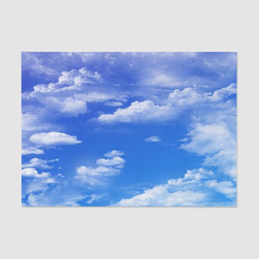 Wolken Seidenpapier (Vorderseite)