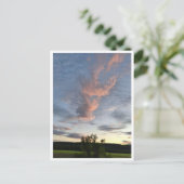 Wolken sind magisch postkarte (Stehend Vorderseite)