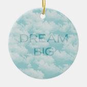 Wolken Sky Inspiration Traum Big Keramikornament (Vorne)