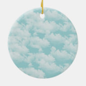 Wolken Sky Inspiration Traum Big Keramikornament (Hinten)