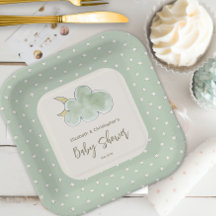 Wolken Sterne Niedliche Baby-Duschkuppel Neutral