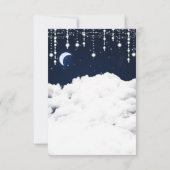 Wolken & Sterne Sparkle Celestie Danke Karte (Rückseite)