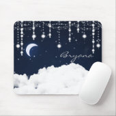 Wolken & Sterne Twinkle Light Celestial Mouse Pad Mousepad (Mit Mouse)