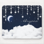 Wolken & Sterne Twinkle Light Celestial Mouse Pad Mousepad (Vorne)