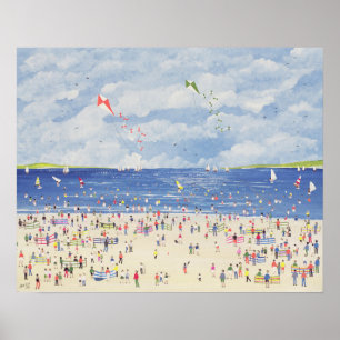 Wolken-Strand Poster