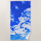 Wolken Strandtuch (Vorderseite)