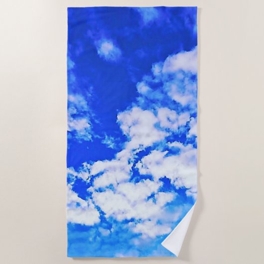 Wolken Strandtuch (Vorderseite)