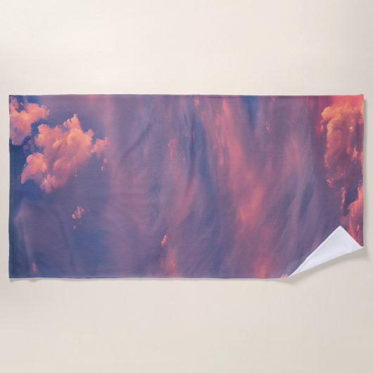 Wolken Strandtuch (Vorderseite)