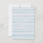 Wolken Streifen Dankeskarte (Rückseite)