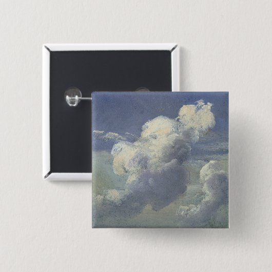Wolken-Studie, 1832 Button (Vorne & Hinten)