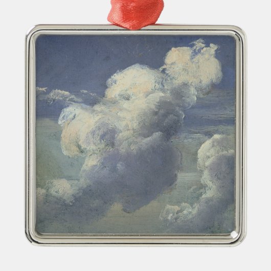 Wolken-Studie, 1832 Ornament Aus Metall (Vorne)