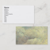 Wolken-Studie John Constables |, c.1821 (Öl auf Visitenkarte (Vorne/Hinten)