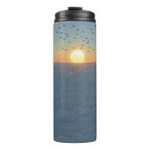 Wolken Sun Thermosbecher (Vorderseite)