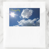 Wolken Sunstar Sonnenburg Ruhe Sticker (Tasche)