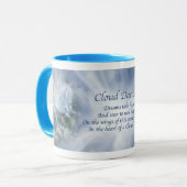 Wolken-Tänzer-Tasse Tasse (Vorderseite Links)