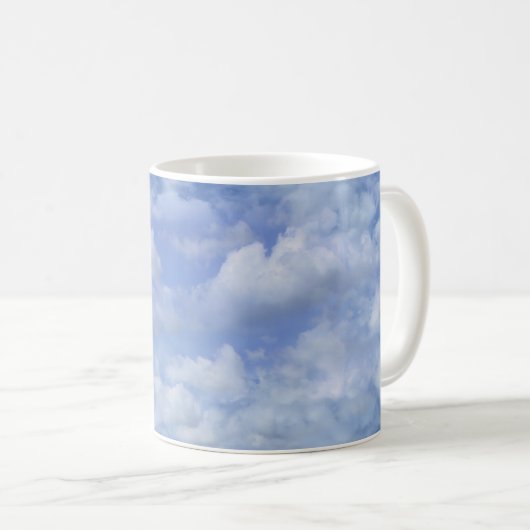 Wolken-Tasse Kaffeetasse (VorderseiteRechts)
