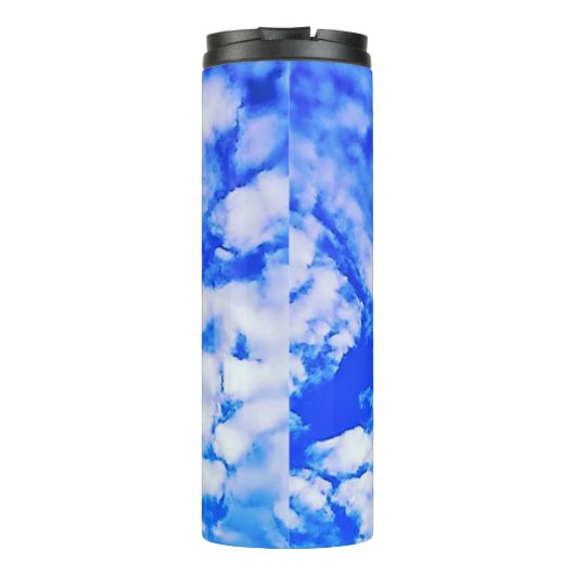 Wolken Thermosbecher (Rückseite)