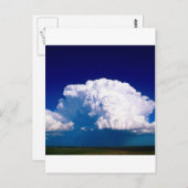 Wolken Thunderhead Sidney Nebraska Postkarte (Vorne/Hinten)