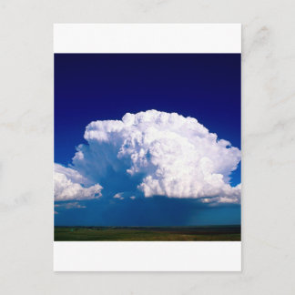 Wolken Thunderhead Sidney Nebraska Postkarte