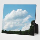 Wolken treffen Bäume Fotoplatte (Seite)