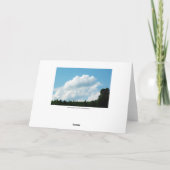 Wolken treffen Bäume Karte (Rückseite)