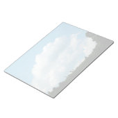 Wolken treffen Bäume Notizblock (angewinkelt)