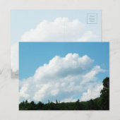 Wolken treffen Bäume Postkarte (Vorne/Hinten)