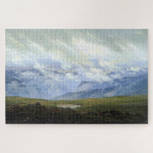 Wolken treiben: Ein romantischer Himmel von Friedr Puzzle (Horizontal)