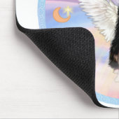 Wolken - Tri Color Australian Shepherd Mousepad (Ecke)