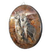 Wolken Trio Dartboard Dartscheibe (Vorderseite rechts)