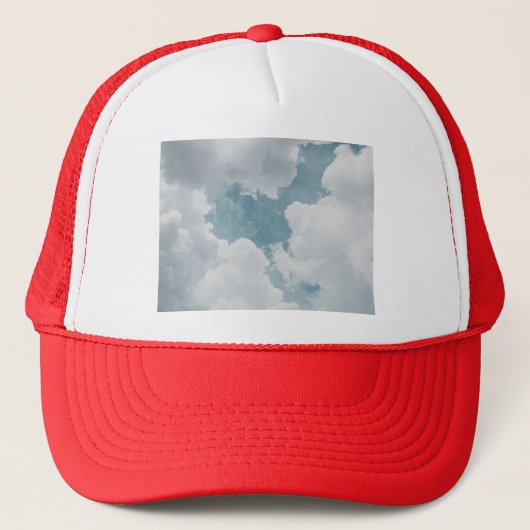 Wolken Truckerkappe (Vorderseite)