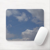 Wolken u. blauer Himmel-Mausunterlage Mousepad (Mit Mouse)