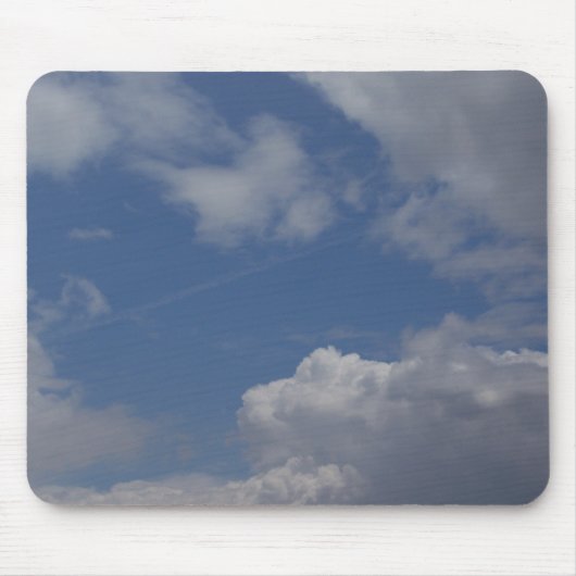 Wolken u. blauer Himmel-Mausunterlage Mousepad (Vorne)