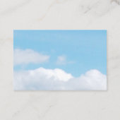 Wolken u. Himmel-Visitenkarte Visitenkarte (Rückseite)