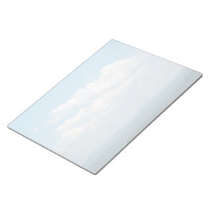 Wolken über Bergen Notizblock